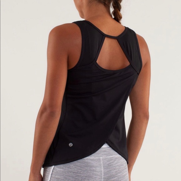 lululemon athletica Tops - lululemon Run Speed Squad Tank black 4/XS